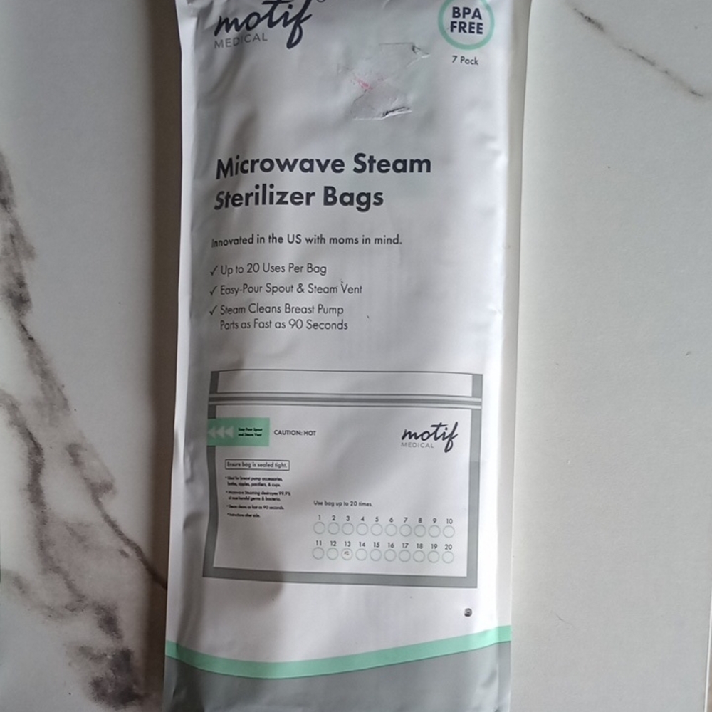 Motif Medical Steam Sterilizer Bags Pack Of 7